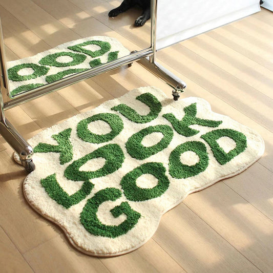Irregular-Shaped Plush Carpet for Home Decor