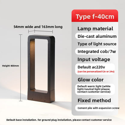Waterproof Aluminum LED Lawn Light for Outdoor Garden