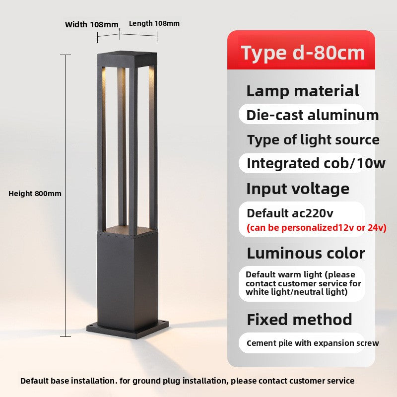 Waterproof Aluminum LED Lawn Light for Outdoor Garden
