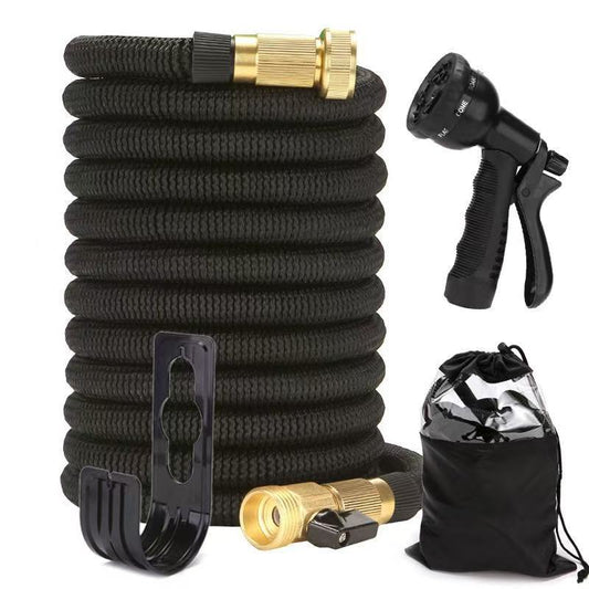 Professional Upgraded Garden Hose with Woven Strap for Water Guns, Car Washing, and Plant Watering?3x Extendable