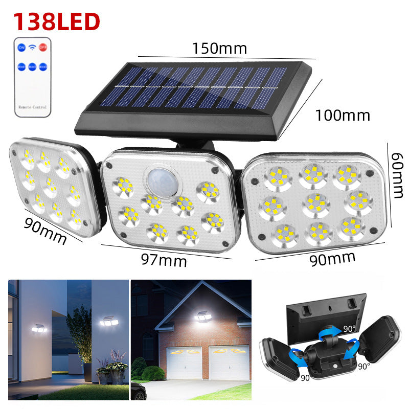 Solar-powered garden light