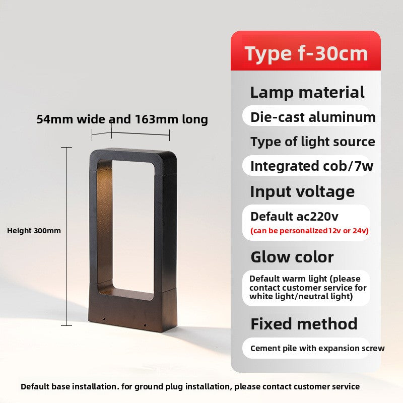 Waterproof Aluminum LED Lawn Light for Outdoor Garden