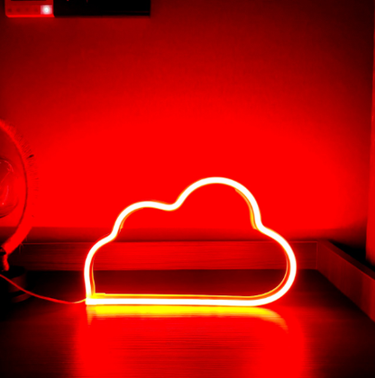 LED Cloud Neon Light Sign for Home Party Decoration