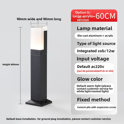 Waterproof Aluminum LED Lawn Light for Outdoor Garden