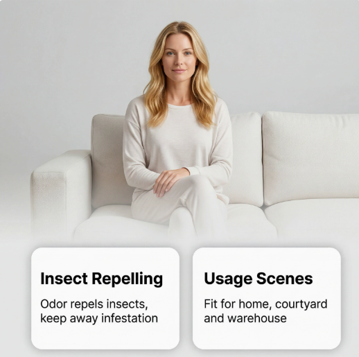 Lime Insect Repellent Powder for Home and Garden