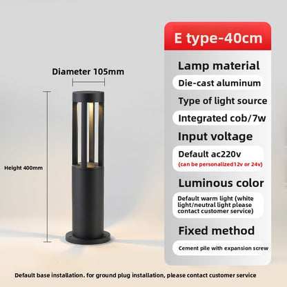 Waterproof Aluminum LED Lawn Light for Outdoor Garden