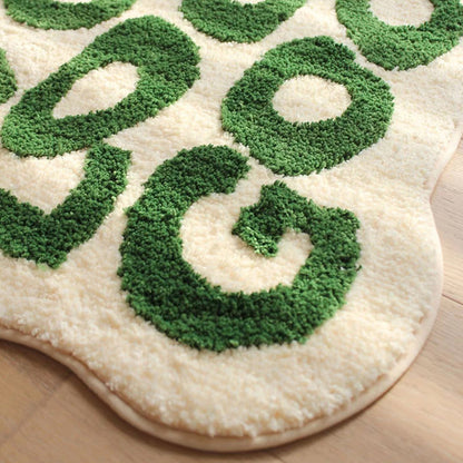 Irregular-Shaped Plush Carpet for Home Decor