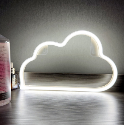 LED Cloud Neon Light Sign for Home Party Decoration