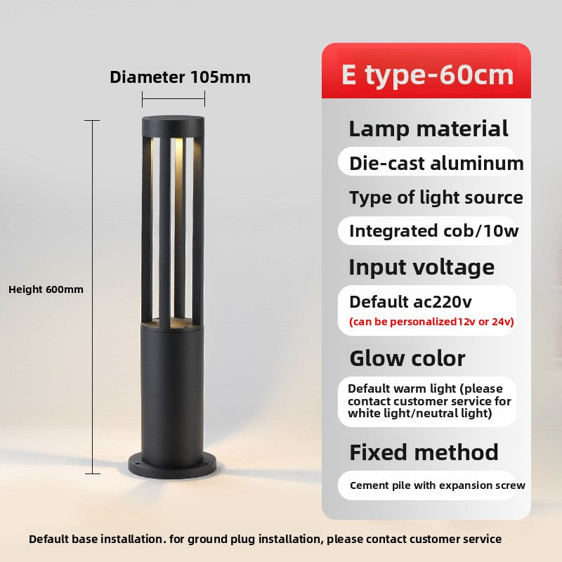 Waterproof Aluminum LED Lawn Light for Outdoor Garden