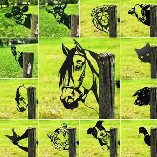 Animal-themed garden decor